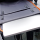 A 15-inch MacBook easily fit into the MOS Pack, but larger gaming-focused laptops might find it a tight squeeze.